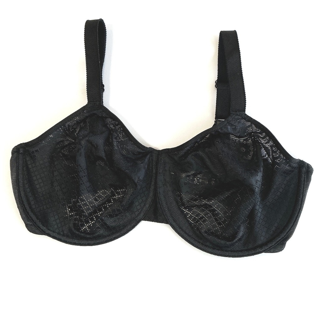 Wacoal 38G Minimizer Full Coverage Seamless Visual Effects Bra S#857210 Black